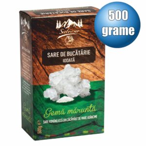 Sare alimentara gemă iodată maruntă – cutie 500g